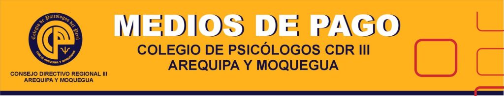 Medios de Pago – CDR III Arequipa Moquegua