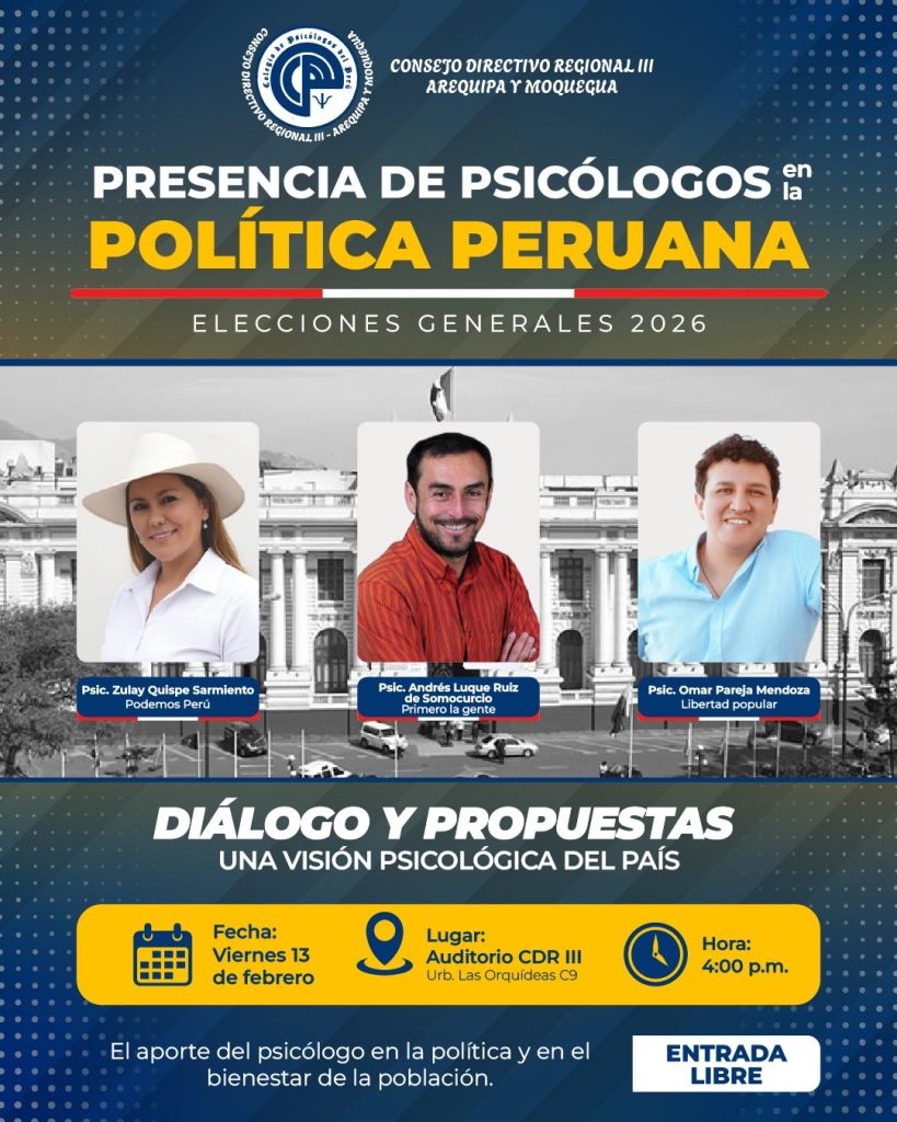 Presencia de psicólogos en la política peruana