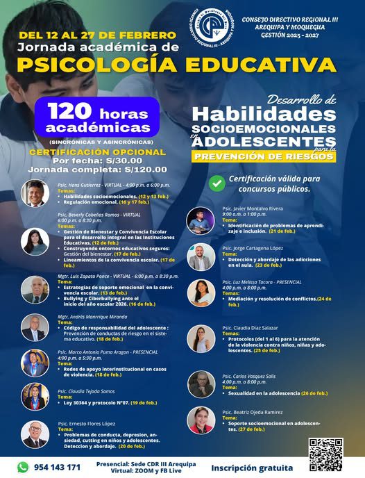 Jornada Académica de Psicología Educativa