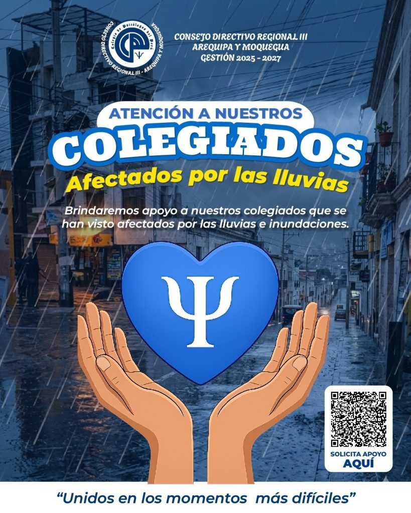 Atención a nuestros colegiados afectados por las intensas lluvias