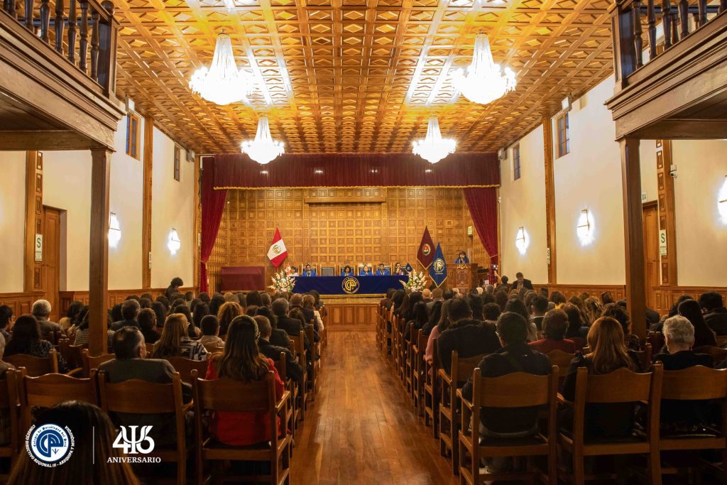 Sesión Solemne por el 46.º Aniversario Institucional y Día del Psicólogo Peruano.