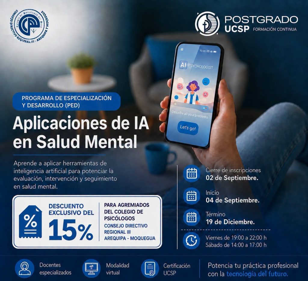 Programa en Aplicaciones de IA en Salud Mental